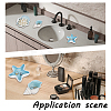 3Pcs 3 Styles Ocean-themed Ceramic Jewelry Plate AJEW-NB0007-92-5