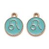 Alloy Enamel Pendants ENAM-S124-01B-13G-1
