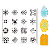 Silicone Clay Texture Mat AJEW-WH0447-022-1