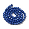 Cubic Zirconia Imitation Pearl Bead Strands ZIRC-P109-03C-11-3