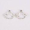 Tibetan Style Alloy Charms TIBE-N010-63AS-RS-1
