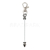 Alloy Beadable Pendant Decorations KEYC-D288-01B-2