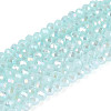 Baking Electroplate Glass Beads Strands DGLA-A039-J2mm-B26-1