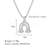 Stainless Steel Pendant Necklace GF6823-1-3