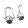 304 Stainless Steel Hook and Eye Clasps STAS-I190-06P-1