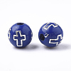 Plating Acrylic Beads PACR-Q113-10G-2