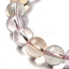 Natural Ametrine Beads Stretch Bracelet for Men Girl Women BJEW-JB06714-4