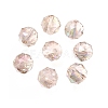 Electroplate Transparent Round Glass Beads GL-CBA6A73-HR02-1