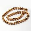 Electroplate Non-magnetic Synthetic Hematite Bead Strands G-F300-29B-03-2