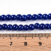 Baking Paint Imitation Jade Glass Round Bead Strands DGLA-Q021-4mm-33-4
