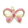 Brass Enamel Pendants LS-KK-Q029-05G-01-1