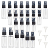 120Pcs 3 Styles Plastic Travel Spray Bottles AJEW-OC0005-07A-1