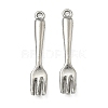 304 Stainless Steel Pendants STAS-P446-01B-P-1
