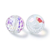 AB Color Plated Glass Beads EGLA-P059-02B-AB29-3