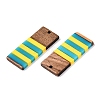 Epoxy Resin & Walnut Wood Pendants RESI-N039-121K-2