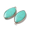 Dyed Synthetic Turquoise Pendants G-G063-03A-2