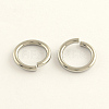 Tarnish Resistant 304 Stainless Steel Open Jump Rings X-STAS-R065-40-1