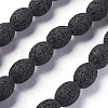Natural Lava Rock Beads Strands G-F671-03B-11-1