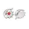 304 Stainless Steel Rhinestone Pendants STAS-Z166-24P-3