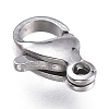 Tarnish Resistant 316 Surgical Stainless Steel Lobster Claw Clasps X-STAS-M281-01P-B-2