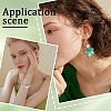 140Pcs 14 Colors Two Tone Transparency Glass Pendant GLAA-YW0005-77-6
