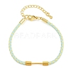 Braided Steel Wire Bracelet Making KK-CBA6056-03G-2