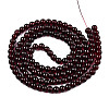 Crackle Glass Beads Strands CCG-Q001-6mm-18-3