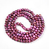 Baking Paint Glass Beads Strands DGLA-N003-6mm-B03-3
