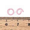 Spray Painted Iron Open Jump Rings IFIN-T017-04C-12-3