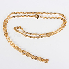 304 Stainless Steel Cable Chain for Necklace Making STAS-P045-03G-2