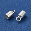 925 Sterling Silver Cord Ends STER-P055-02B-S-2