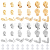 DICOSMETIC 36Pcs 6 Style 304 Stainless Steel Clip-on Earring Findings STAS-DC0001-29-1