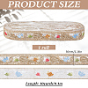 Polyester Embroidery Ribbon OCOR-WH0101-160A-2