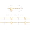 Brass Handmade Beaded Chain CHC-G011-16G-1