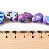 Dyed Natural Magnesite Beads Strands G-L617-A01-02-5