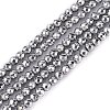 Non-Magnetic Synthetic Hematite Beads Strands X-G-G093-3mm-1
