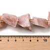 Raw Rough Natural Pink Opal Beads Strands G-Z087-B21-5