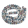 Electroplated Glass Beads Strands X-EGLA-Q092-8mm-A01-2