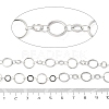304 Stainless Steel Ring Link Chains CHS-G044-05P-01-2