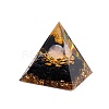 Orgonite Pyramid Resin Display Decorations DJEW-I017-01G-1