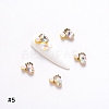 Alloy Rhinestone Cabochons MRMJ-Q072-07B-2