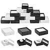 30Pcs 6 Styles Square ABS Plastic & Acrylic Loose Diamond Storage Boxes CON-WR0001-09-1