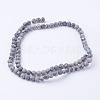 Natural Map Stone/Picasso Stone/Picasso Jasper Bead Strands G-G735-27F-4mm-2
