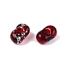 Picasso Spray Painted Glass Seed Beads SEED-T006-04-33-5