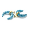 Synthetic Turquoise Pendants G-A017-10G-2