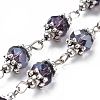 Handmade Glass Beaded Chains AJEW-JB00498-02-1