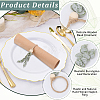 6Pcs PVC Leaf Napkin Rings AJEW-GF0011-03B-5