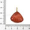 Natural Red Jasper Carved Pendants G-G330-02G-09-3