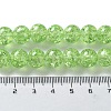 Spray Painted Crackle Glass Beads Strands CCG-Q001-10mm-11-3