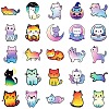 50Pcs Cartoon Cat Paper Sticker STIC-C012-02-5